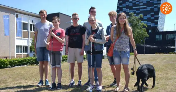 Groepsfoto club orange